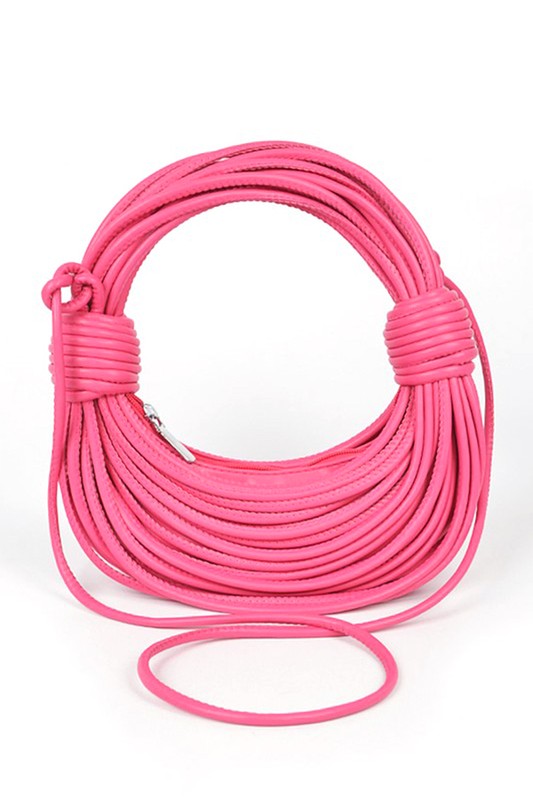 Layer Roping Top Handle Bag