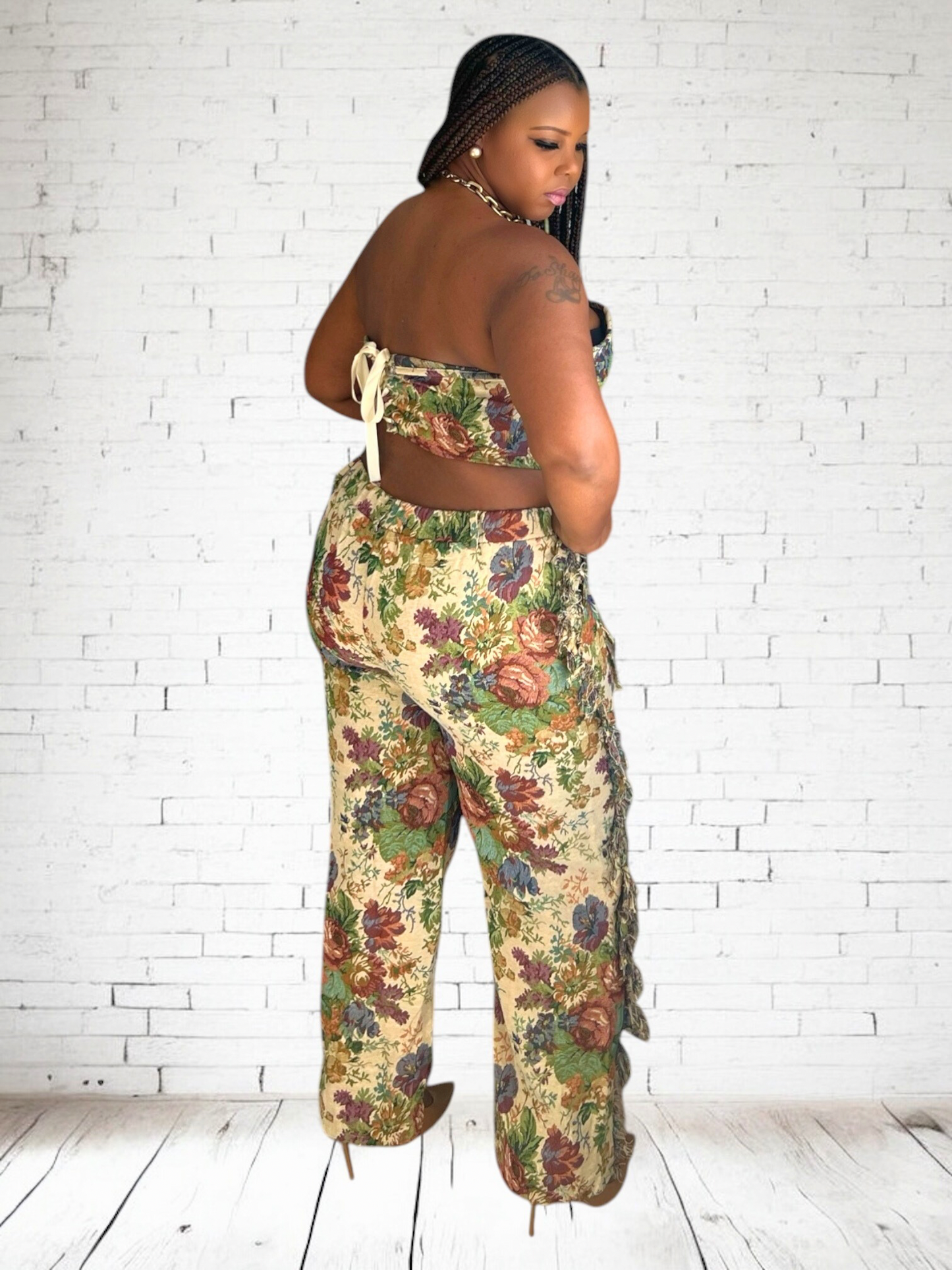 Vintage Floral 2 Piece Set